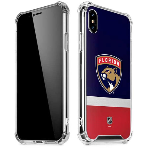 NHL Florida Panthers Alternate Jersey iPhone XS Max Clear Case